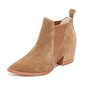 Sol Sana Bruno Tan Suede Booties